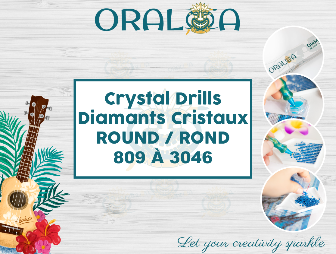Round Crystal Diamonds - 809 to 3046